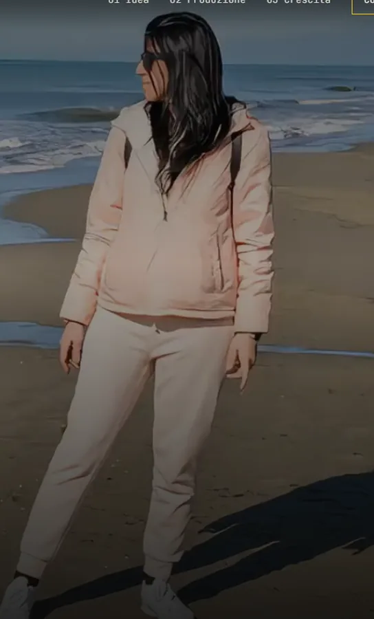 Ritratto sulla spiaggia, fotografia Messafuoco